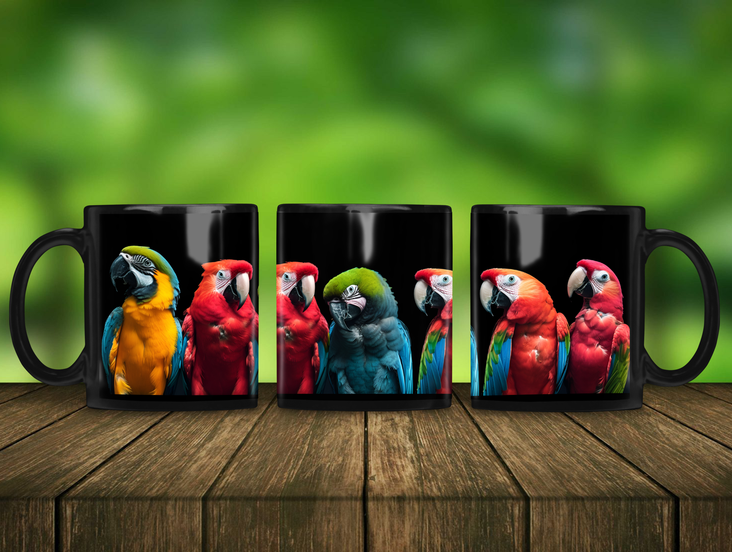 Bright Parrots Mug