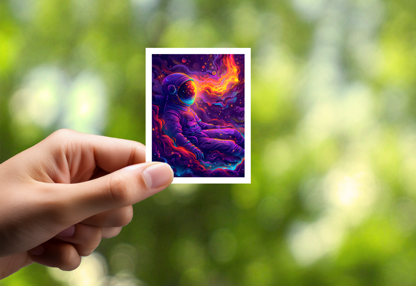 Psychedelic Astronaut Sticker