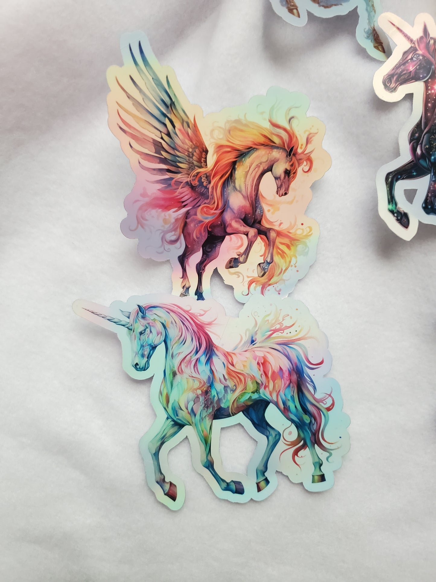 Unicorn and Pegasus 7 sticker set