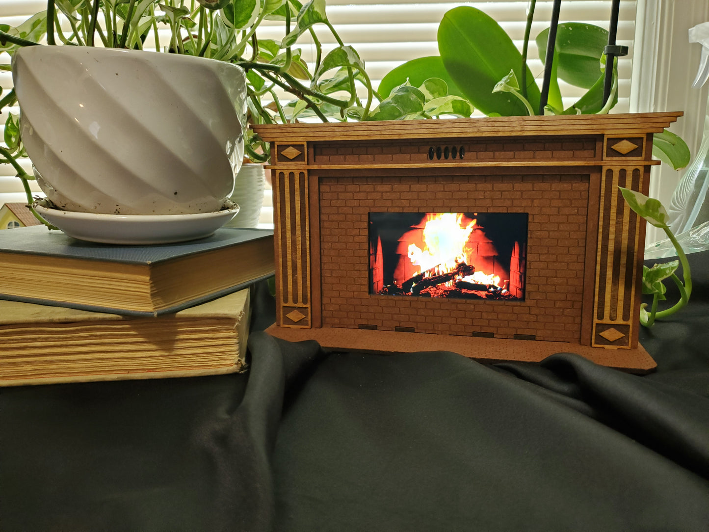 LCD Desktop Fireplace
