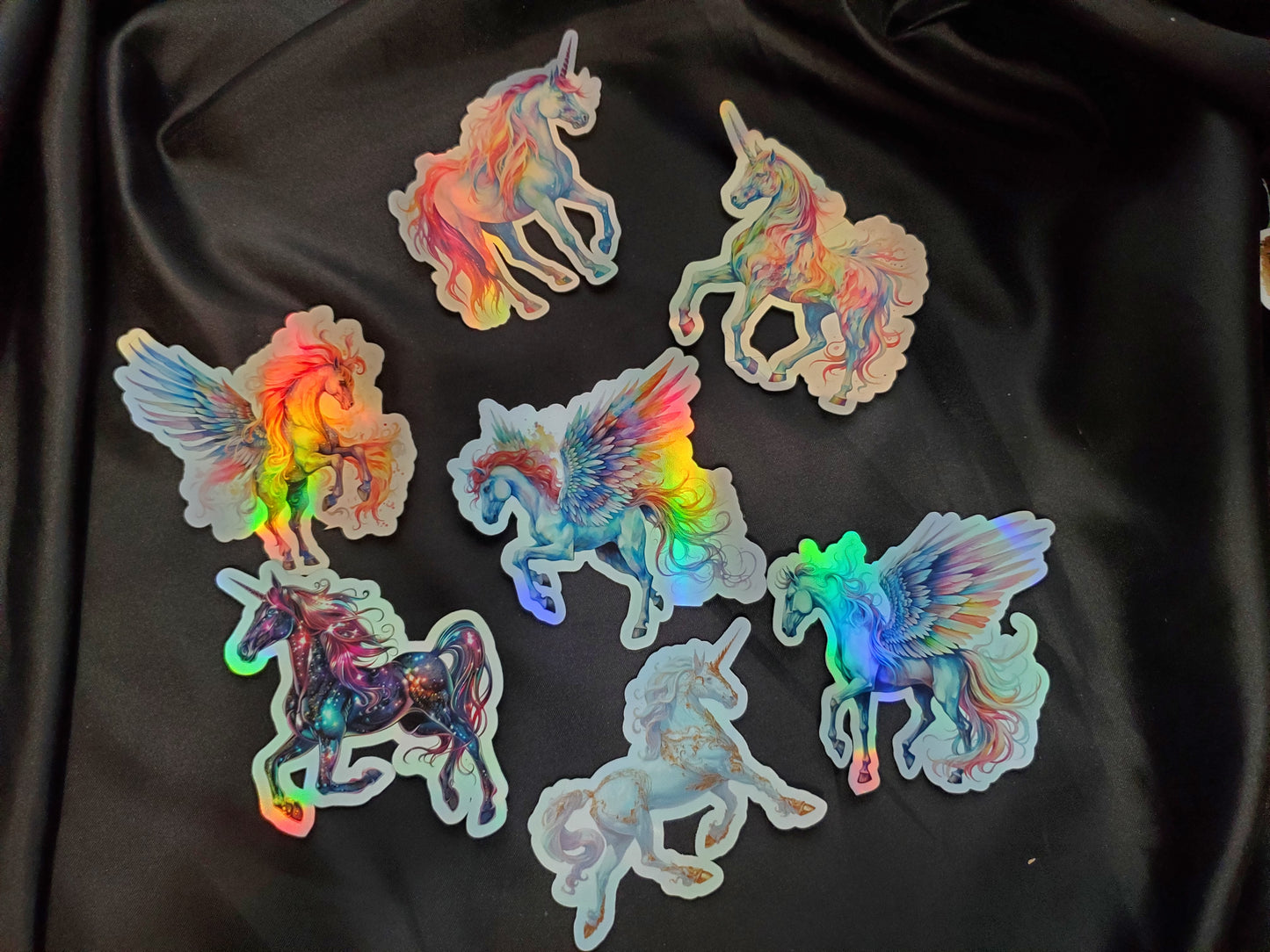 Unicorn and Pegasus 7 sticker set