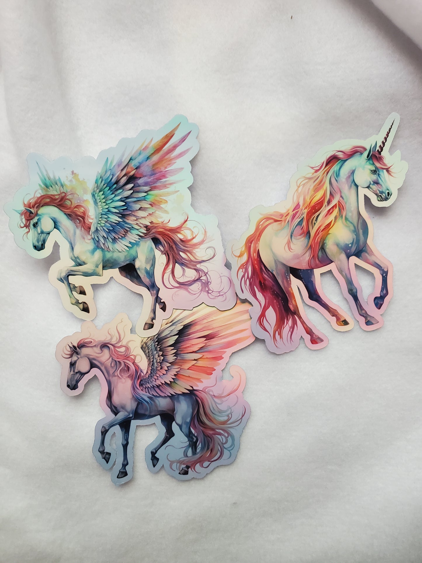 Unicorn and Pegasus 7 sticker set