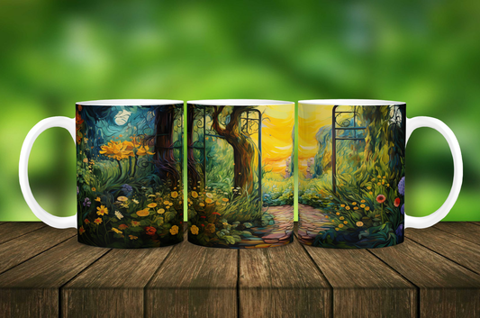 Secret Garden Mug - 11pz Ceramic Mug