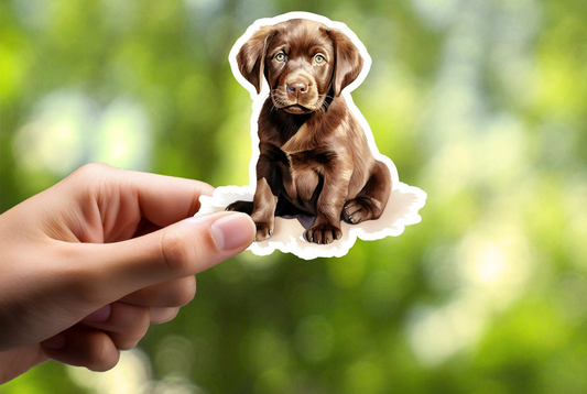 Labrador Puppy Sticker