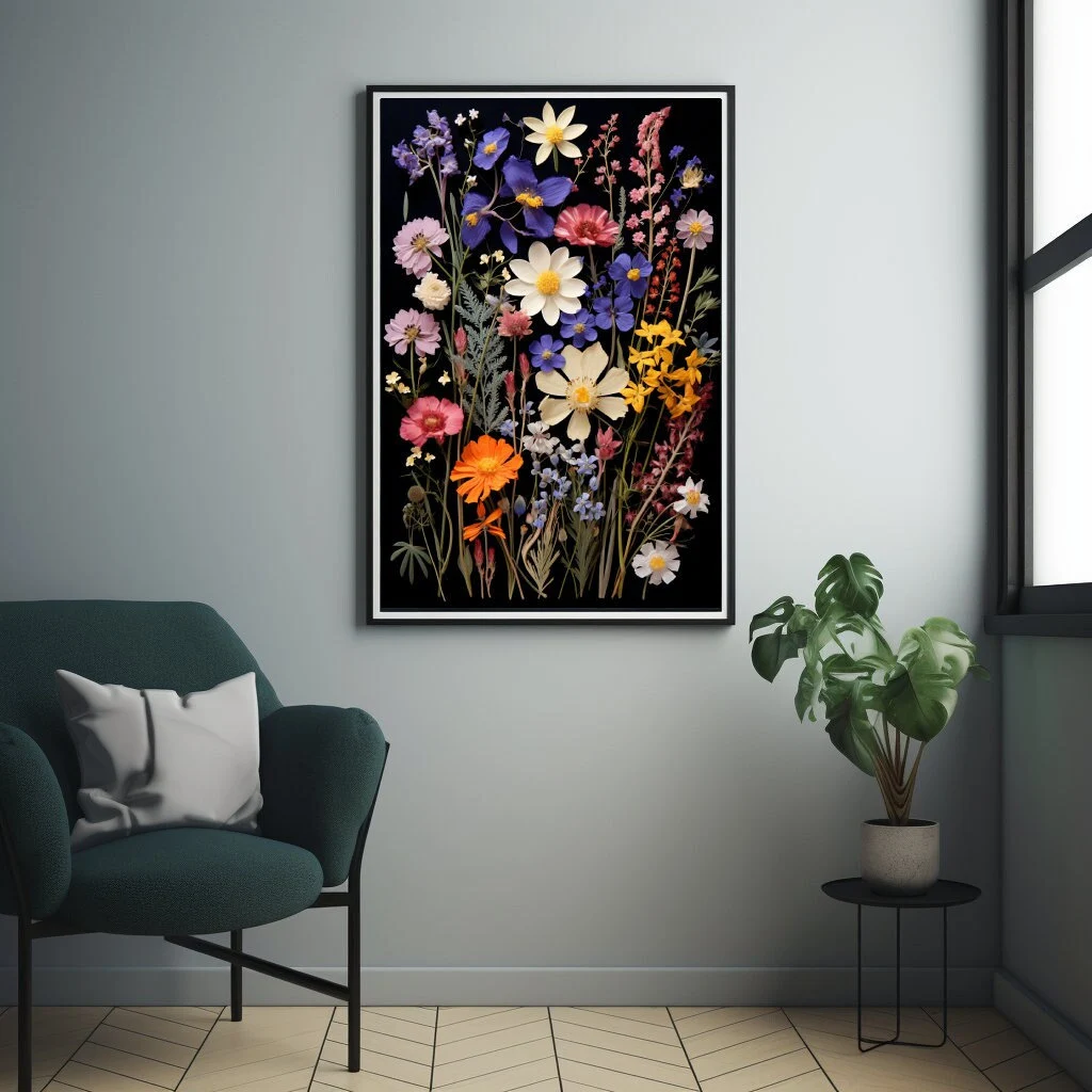 Pressed Flowers Poster