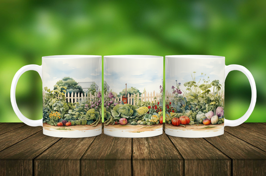 Veggie Garden Mug - 11pz Ceramic Mug