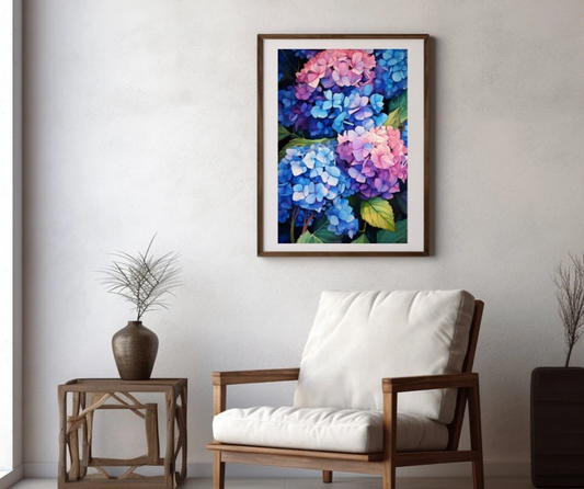 Hydrangea Poster