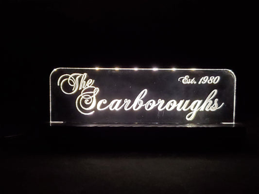 Custom LED Name Sign