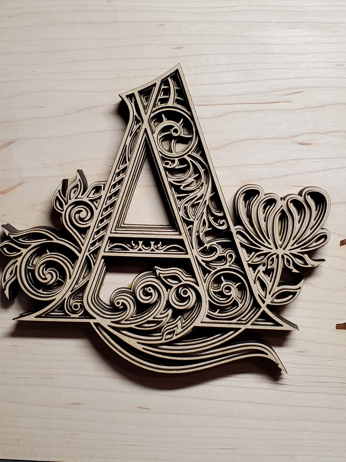 Fancy Wooden Letters