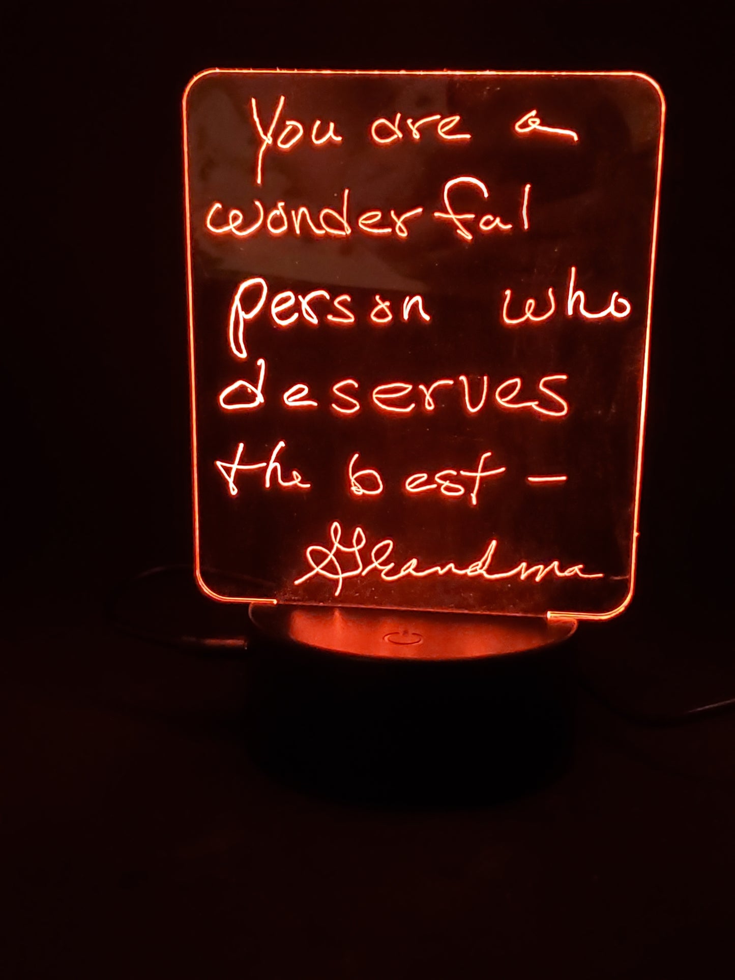 Custom Handwriting LED Sign