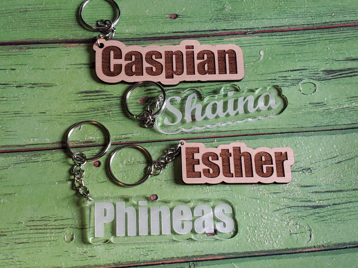 Custom Name Keychains