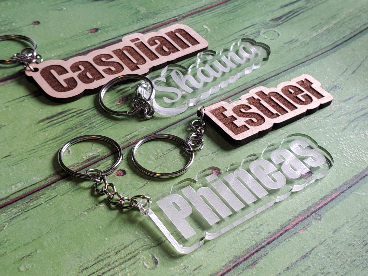 Custom Name Keychains