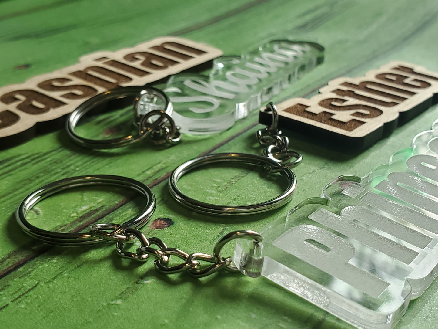 Custom Name Keychains