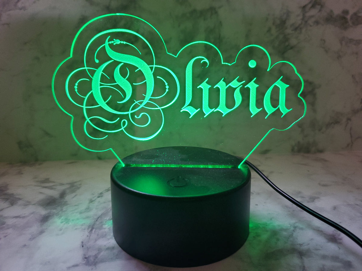 Custom Name Led Custom Acrylic LED Name Light – Ludicshops