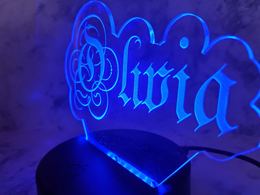 Custom Acrylic LED Name Light