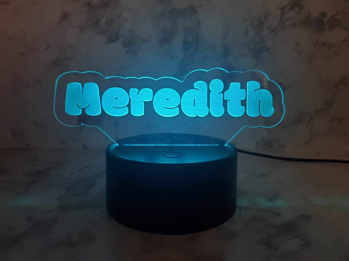 Custom Name Led Custom Acrylic LED Name Light – Ludicshops