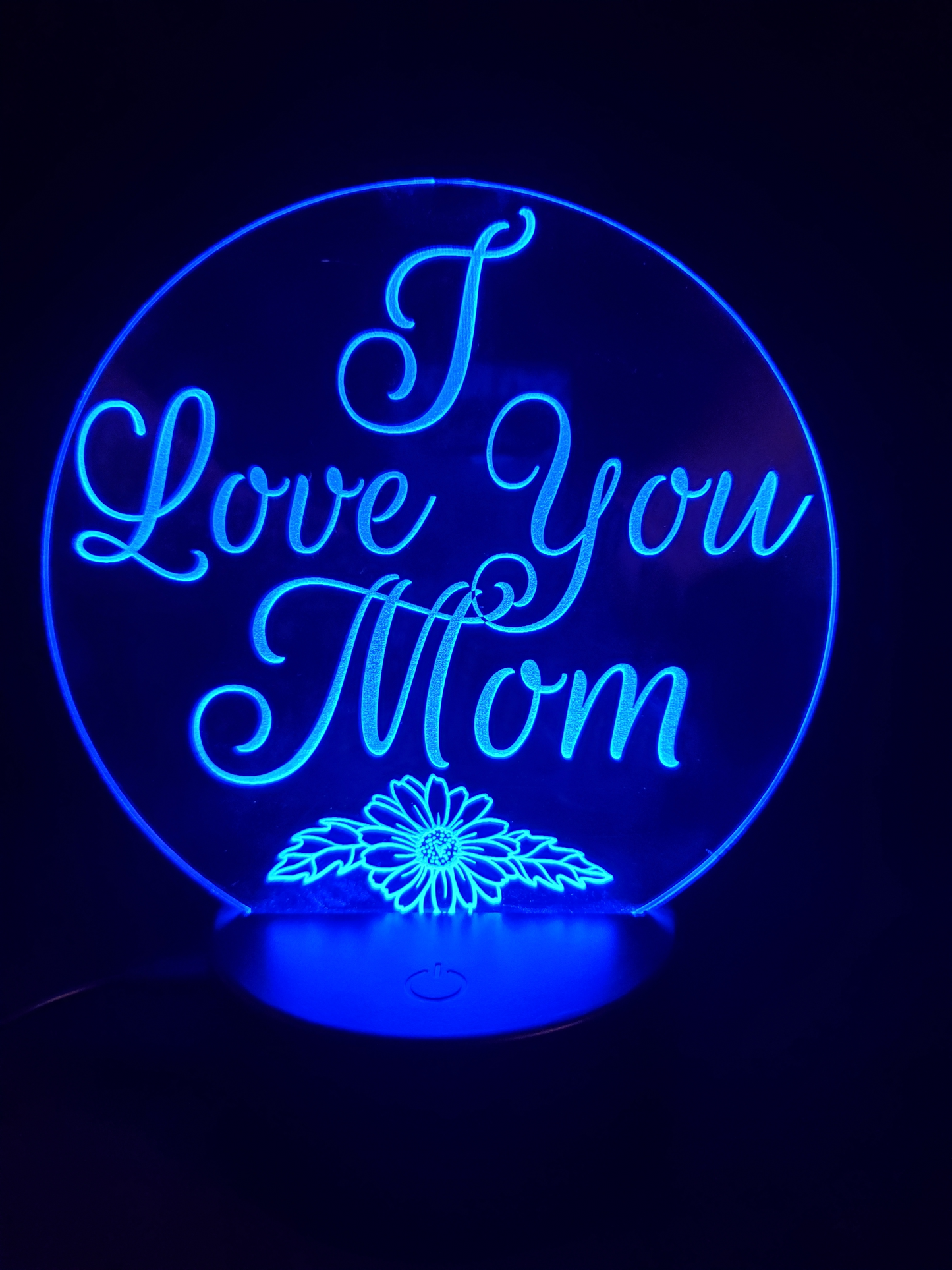 I Love You Mom LED Sign