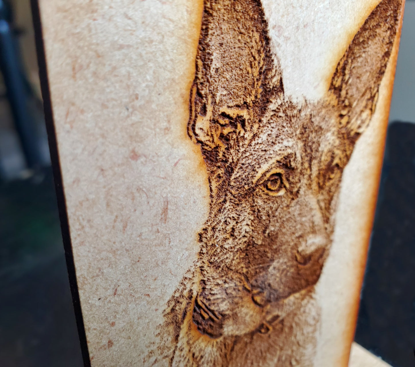 Custom Etched Photo on Wood